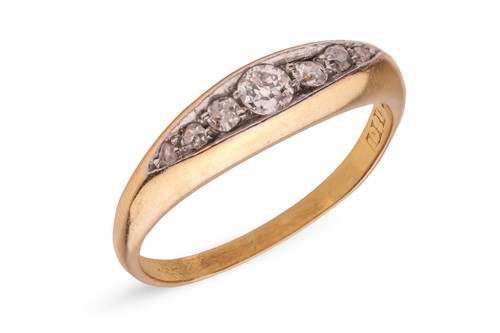 Lot 11 - A diamond-set ring, comprising seven dol and...