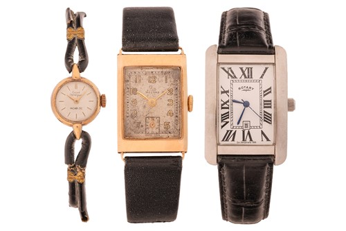Lot 367 - Three watches; The first a Girard Perregaux...