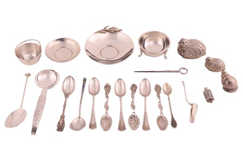Lot 469 - A late 19th century Russian silver and enamel...