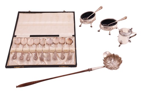 Lot 452 - Peter & Jonathan Bateman. A pair of salts,...