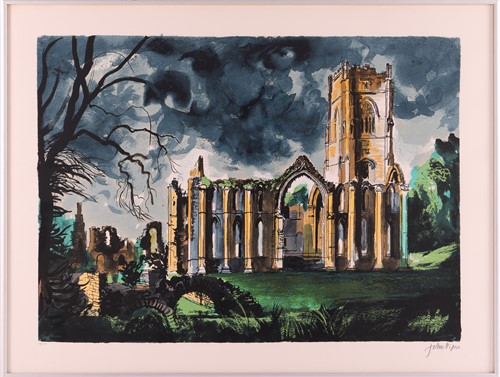 Lot 56 - John Piper (British 1903-1992) Fountains Abbey,...