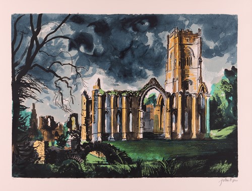 Lot 56 - John Piper (British 1903-1992) Fountains Abbey,...