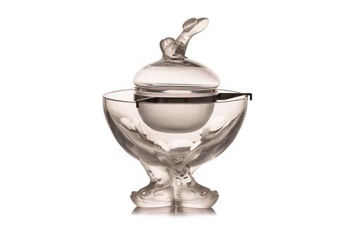 Lot 52 - Marc Lalique, a contemporary 'Igor' clear and...