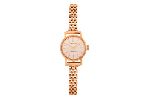 Lot Garrard Incabloc 17 9ct Gold Dress Watch...