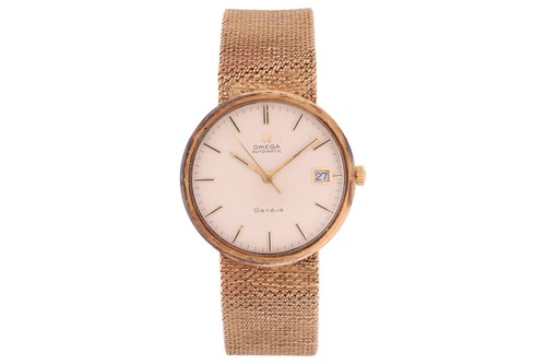 Lot 357 - Omega Geneve 9ct Gold Wristwatch Year:...