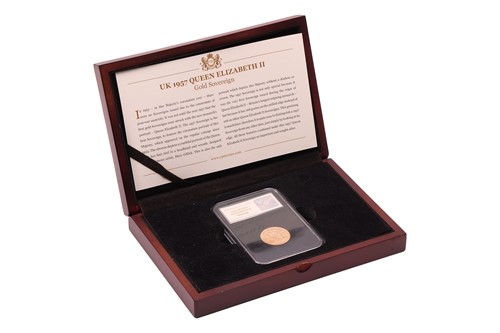 Lot 83 - A 1957 Queen Elizabeth II Sovereign, (the...