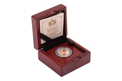 Lot 86 - A QEII 2021 Proof Sovereign, in capsule, with...