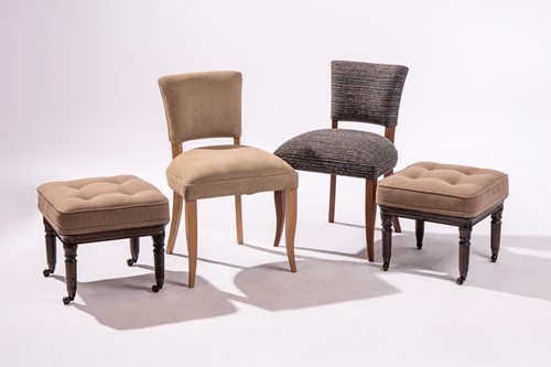 Lot A matched pair of Benchmark Furniture dining...