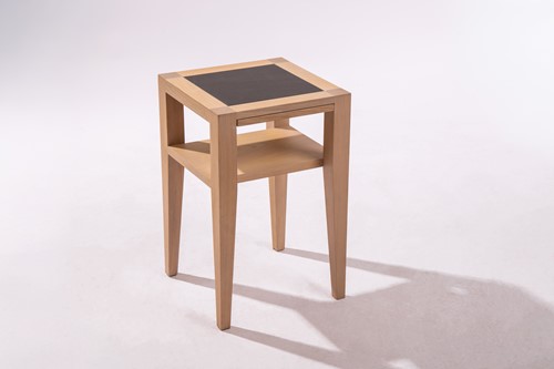 Lot A Benchmark Furniture oak side table, of...