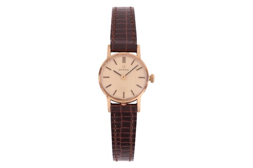 Lot 366 - Omega Lady’s 9ct Gold Wristwatch Reference:...