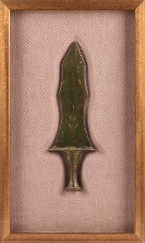 Lot Dong Son Culture: a patinated bronze...