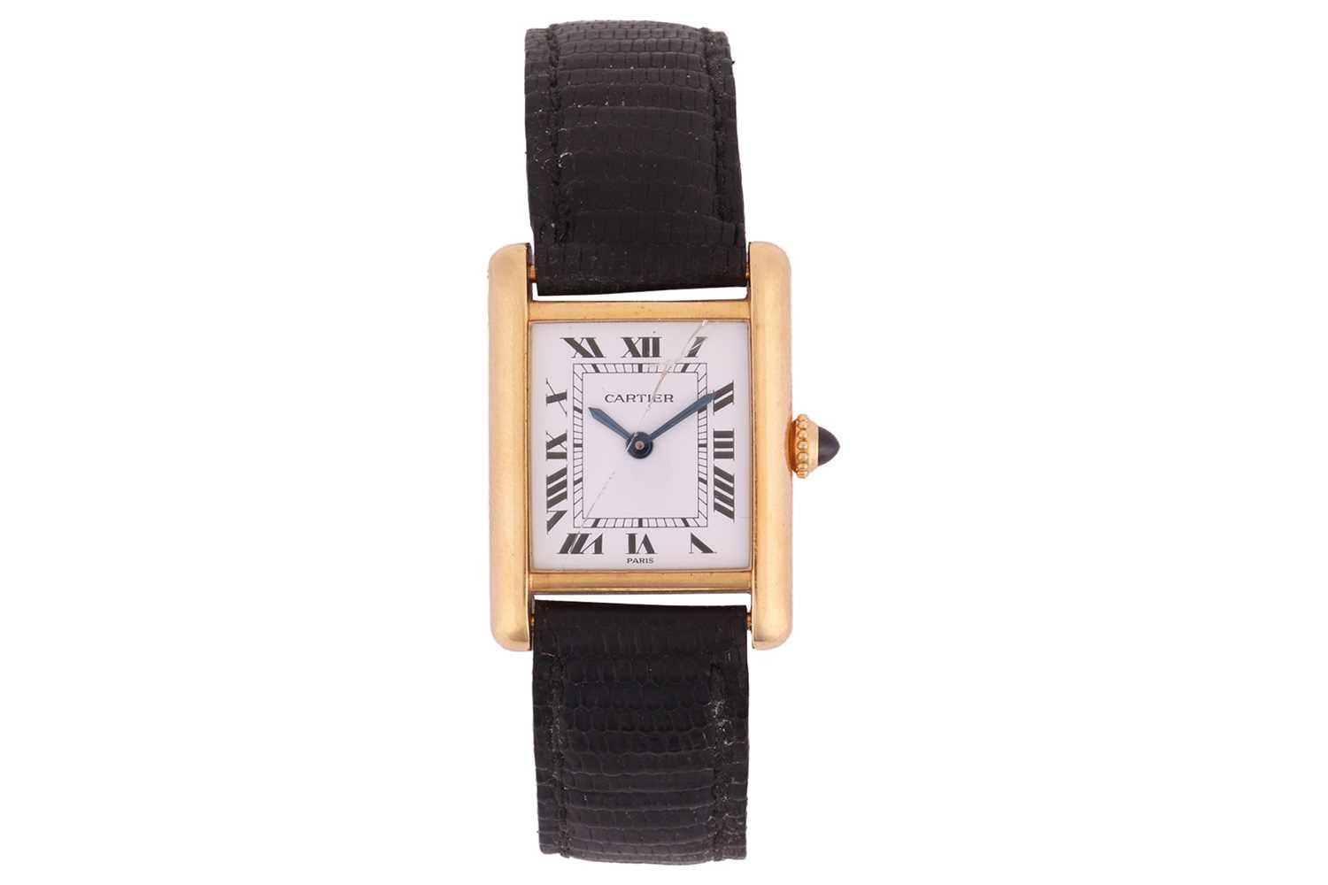 Lot 401 - Cartier Tank Wristwatch Reference: 797 Serial:...
