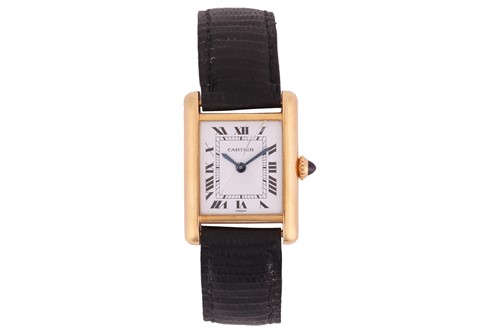 Lot 401 - Cartier Tank Wristwatch Reference: 797 Serial:...