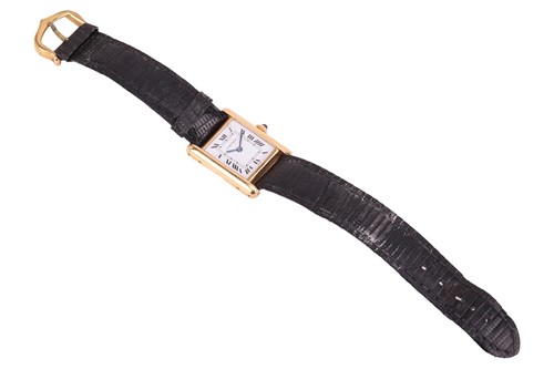 Lot 401 - Cartier Tank Wristwatch Reference: 797 Serial:...