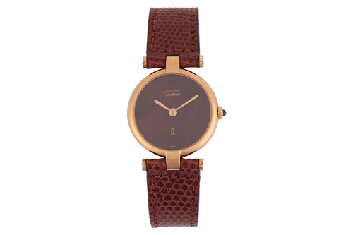 Lot 377 - Cartier Must de Cartier Vendome Wristwatch...