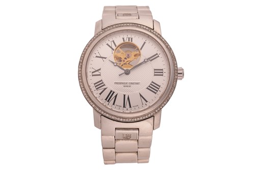 Lot 373 - Frederique Constant Heartbeat Wristwatch...