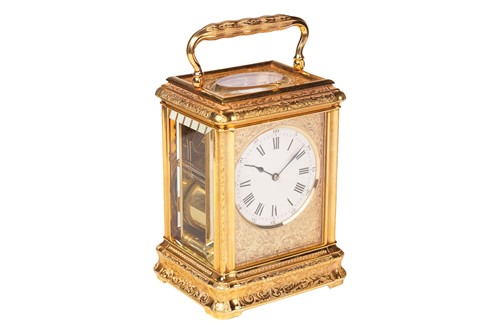 Lot Drocourt of Paris; a large 8-day, Gorge cased,...