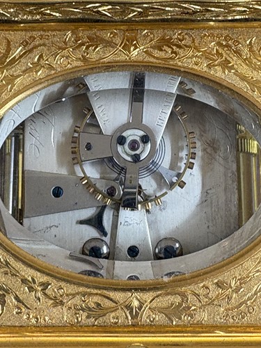 Lot 107 - Drocourt of Paris; a large 8-day, Gorge cased,...