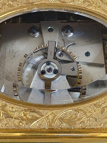 Lot 107 - Drocourt of Paris; a large 8-day, Gorge cased,...