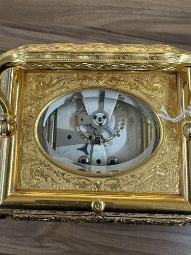 Lot 107 - Drocourt of Paris; a large 8-day, Gorge cased,...