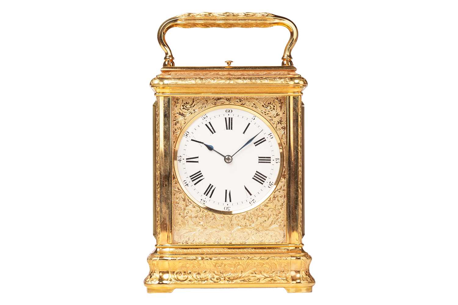 Lot Drocourt of Paris; a large 8-day, Gorge cased,...