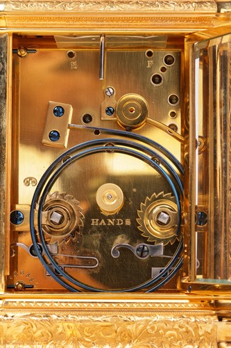 Lot Drocourt of Paris; a large 8-day, Gorge cased,...