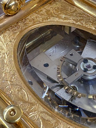 Lot 107 - Drocourt of Paris; a large 8-day, Gorge cased,...