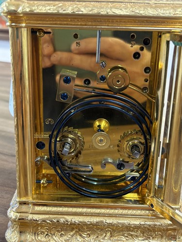 Lot 107 - Drocourt of Paris; a large 8-day, Gorge cased,...