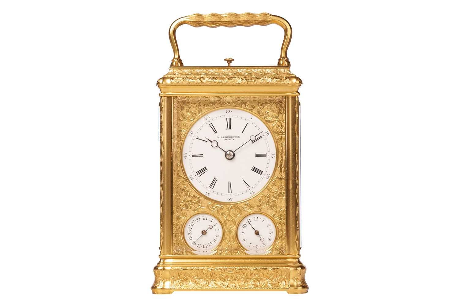 Lot Drocourt of Paris; a Gorge cased, 8-day...