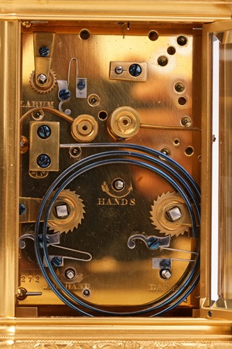 Lot Drocourt of Paris; a Gorge cased, 8-day...