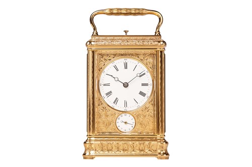 Lot 114 - Drocourt of Paris; a Grande Sonnerie gorge...