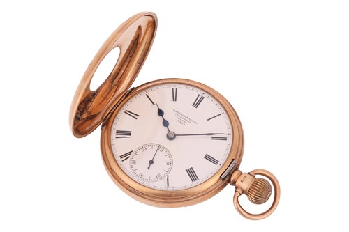 Lot Barraud & Lunds – A 9ct Gold half-hunter...