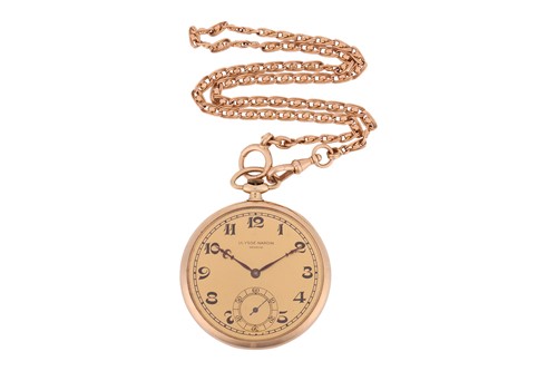 Lot Ulysse Nardin – A ‘14K’ open-face pocket watch...