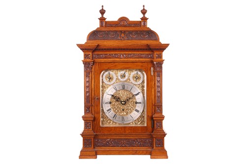 Lot 85 - A Late 19th-century 8-day triple fusee...