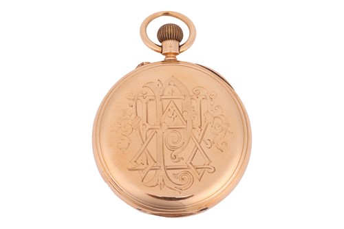 Lot Pearce & Sons – An 18ct Gold open-face pocket...