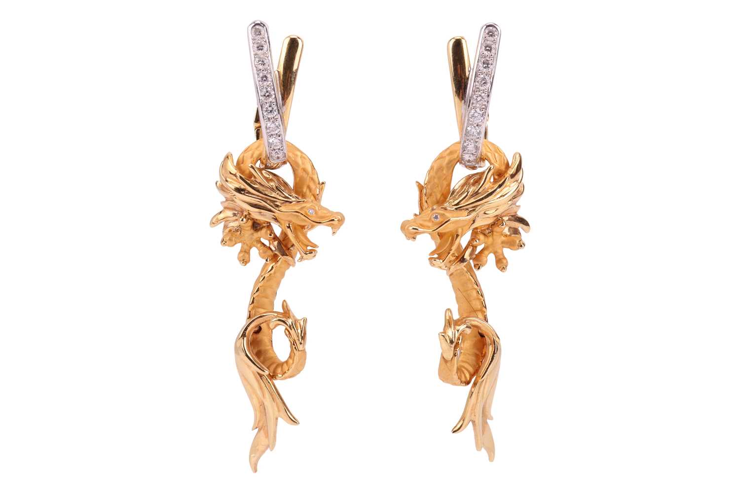Lot Carrera y Carrera - a pair of diamond-set...