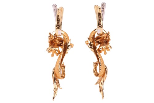 Lot Carrera y Carrera - a pair of diamond-set...