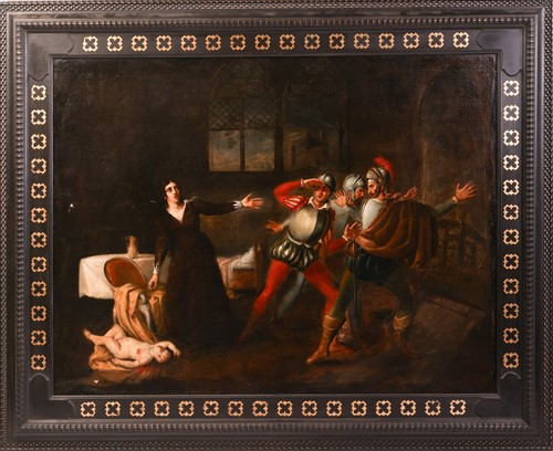 Lot Continental School (19th century), Infanticide...