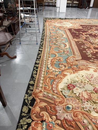 Lot 226 - A large and impressive Aubusson-style tapestry...