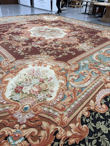 Lot 226 - A large and impressive Aubusson-style tapestry...