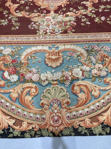 Lot 226 - A large and impressive Aubusson-style tapestry...