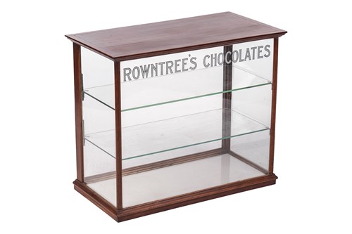 Lot A vintage mahogany countertop Rowntree's...