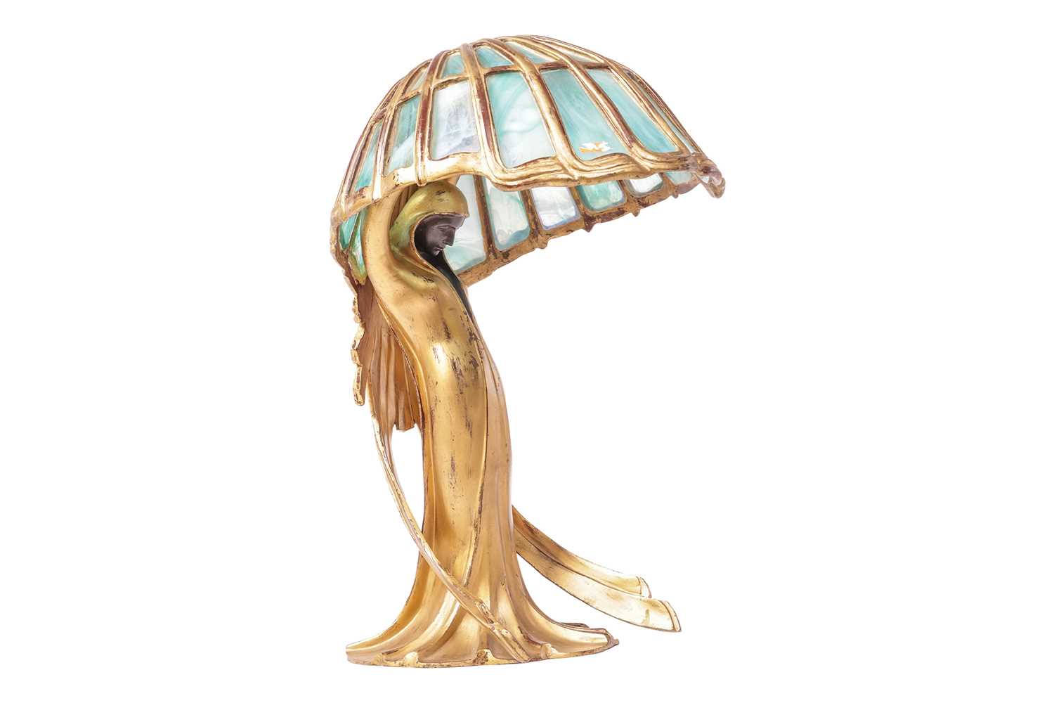 Lot After Peter Behrens, a large 'Flying Lady'...