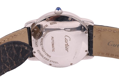 Lot 379 - Cartier Ronde Solo Reference: 3939 Serial:...