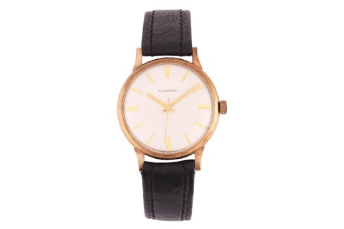Lot Garrard Gentleman’s 9ct Gold Wristwatch Serial:...