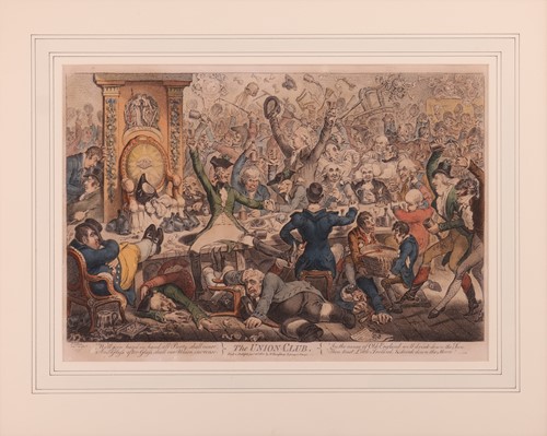 Lot 38 - James Gillray (British 1757-1815) The Union...