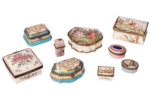 Lot A collection of nine assorted 18th and...