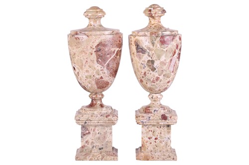 Lot A pair of 19th-century variegated sage...
