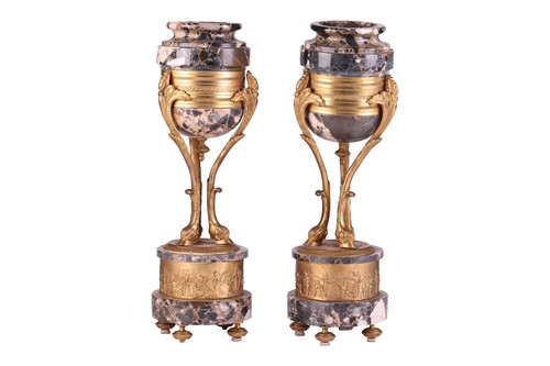 Lot A pair of French 19th-century variegated...