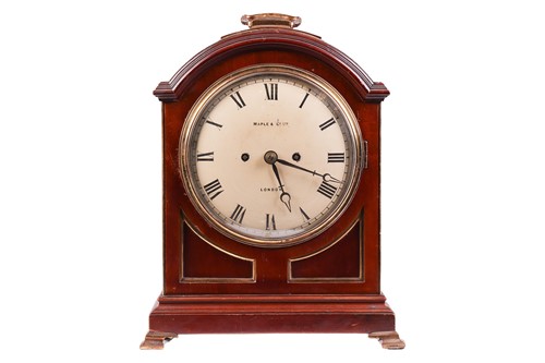 Lot A Regency style mahogany cased double fusee, 8-...